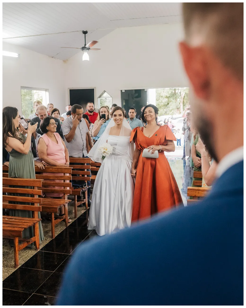 Casal em casamento