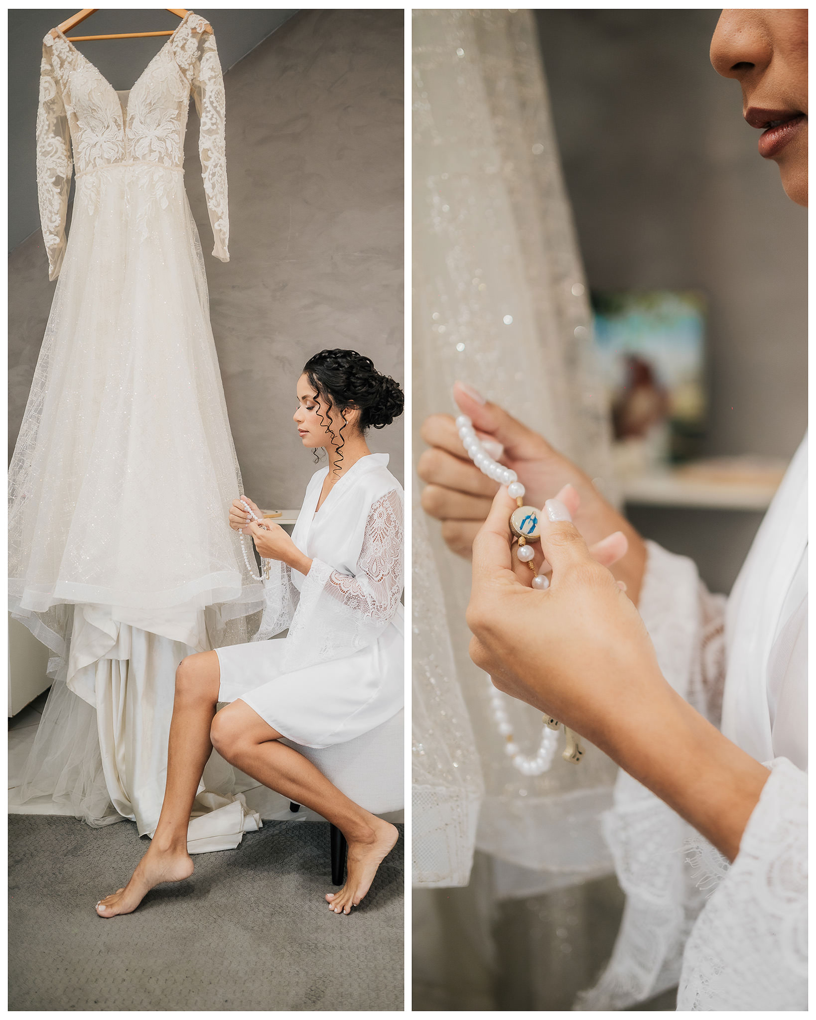Buquê e detalhes do casamento